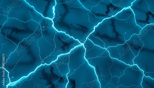 Cold, Jagged Ice with Faint Glow for Digital Art Projects