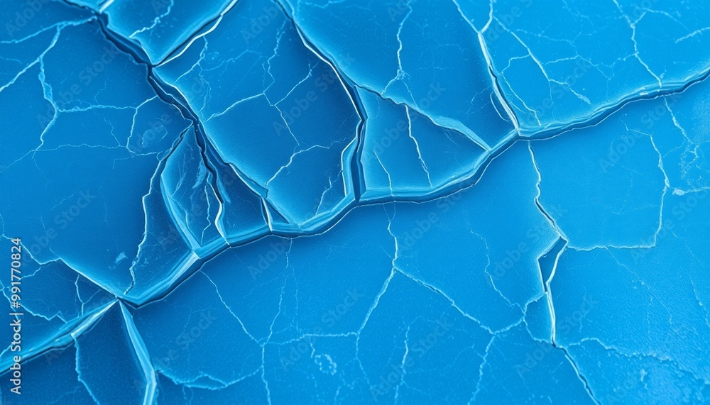 Broken ice with radiant light for tablet screens Broken ice with radiant light for tablet screens