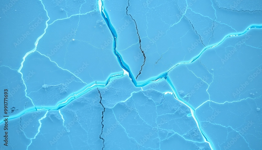 Cracked Ice with Pale Cyan Glow Cracked Ice with Pale Cyan Glow