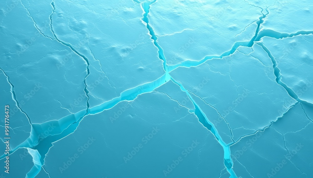 Cracked Ice with Cool Electric Glow Cracked Ice with Cool Electric Glow