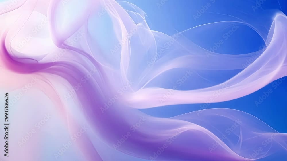 Smoke is swirling in a blue and pink color scheme, creating an abstract background. The ethereal forms of the smoke evoke a sense of mystery and wonder Smoke is swirling in a blue and pink color scheme, creating an abstract background. The ethereal forms of the smoke evoke a sense of mystery and wonder