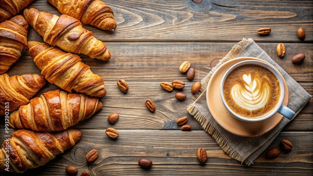 Symmetrical UHD wallpaper of delicious croissants with almonds and a cappuccino, beige, breakfast spread, pastry, cappuccino, latte,croissants, breakfast, gourmet, cafe culture, bakery Symmetrical UHD wallpaper of delicious croissants with almonds and a cappuccino, beige, breakfast spread, pastry, cappuccino, latte,croissants, breakfast, gourmet, cafe culture, bakery