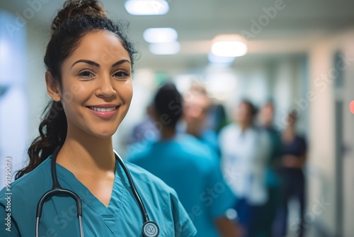 A day in the life of a nurse, from morning routine to hospital duties, dynamic transitions, realistic urban environment, hardworking healthcare professionals