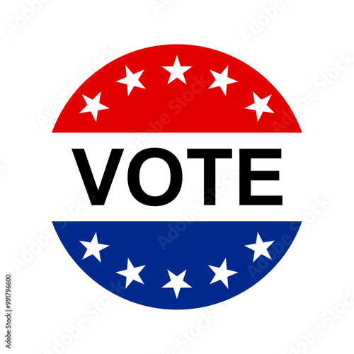 Vote sticker