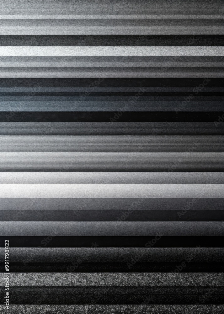 Obraz premium Black-and-white striped texture creating an optical illusion effect.