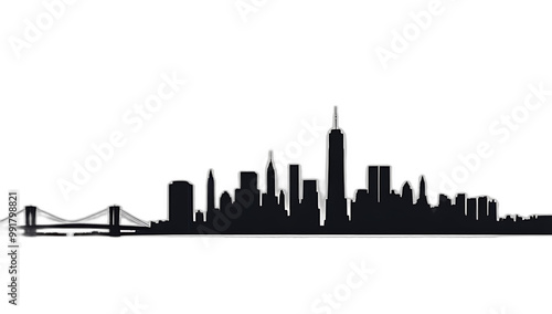 new york city skyline © Galeno