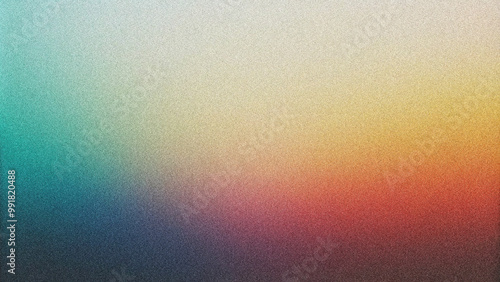 Futuristic Gradient Background Featuring Grainy Noise Texture. Smooth Fluid Shapes and Vibrant Colors for Eye-Catching Poster Designs.