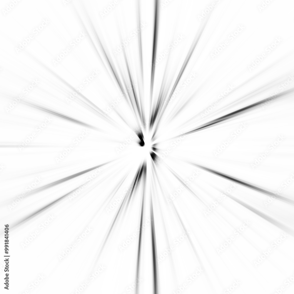 Obraz premium Black and white zoom motion effect. Abstract background.