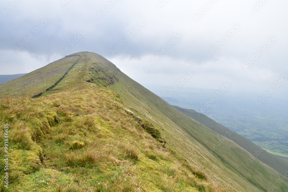 Foggy Galty Mountains, Galtee Mountains, Co. Tipperary, Ireland Foggy Galty Mountains, Galtee Mountains, Co. Tipperary, Ireland