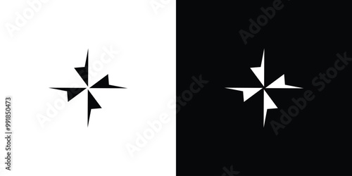 Modern and great star icon logo design 2