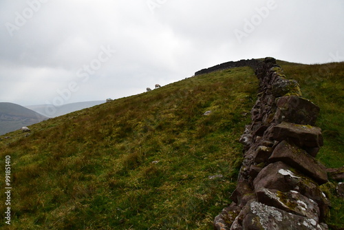 Foggy Galty Mountains, Galtee Mountains, Co. Tipperary, Ireland photo