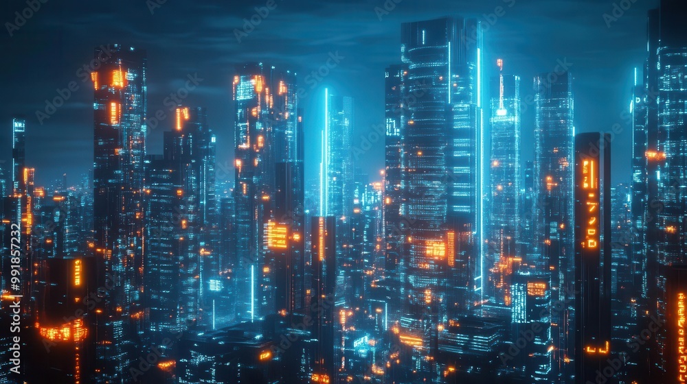 cybernetic city nervous system connecting buildings vehicles and citizens through glowing data streams futuristic urban landscape with ai integration cybernetic city nervous system connecting buildings vehicles and citizens through glowing data streams futuristic urban landscape with ai integration