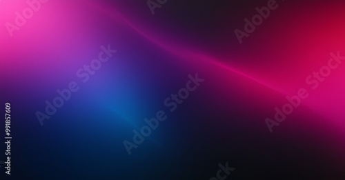 Gradient of blue and purple colors on a dark background, grainy texture header design, blurred vibrant colors, a white space for copy