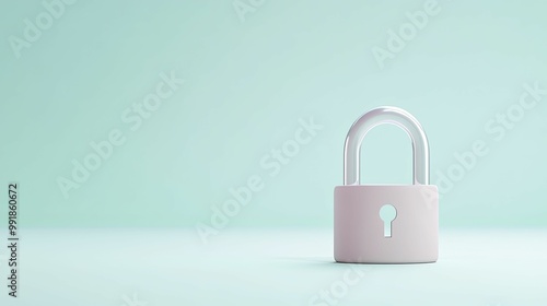 Homomorphic Data Protection, techniques for secure computation on sensitive data, set against a light teal background, 3D illustration