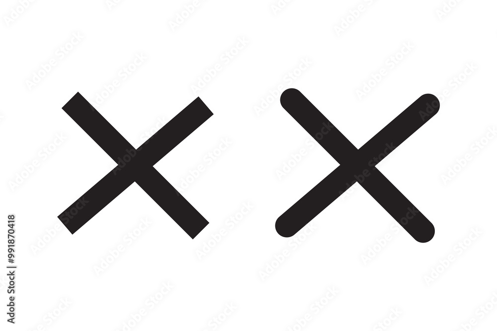 Obraz premium Close or delete icon