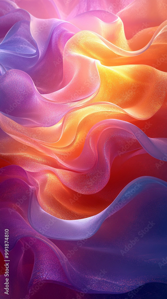 Obraz premium Abstract clothes background with waves