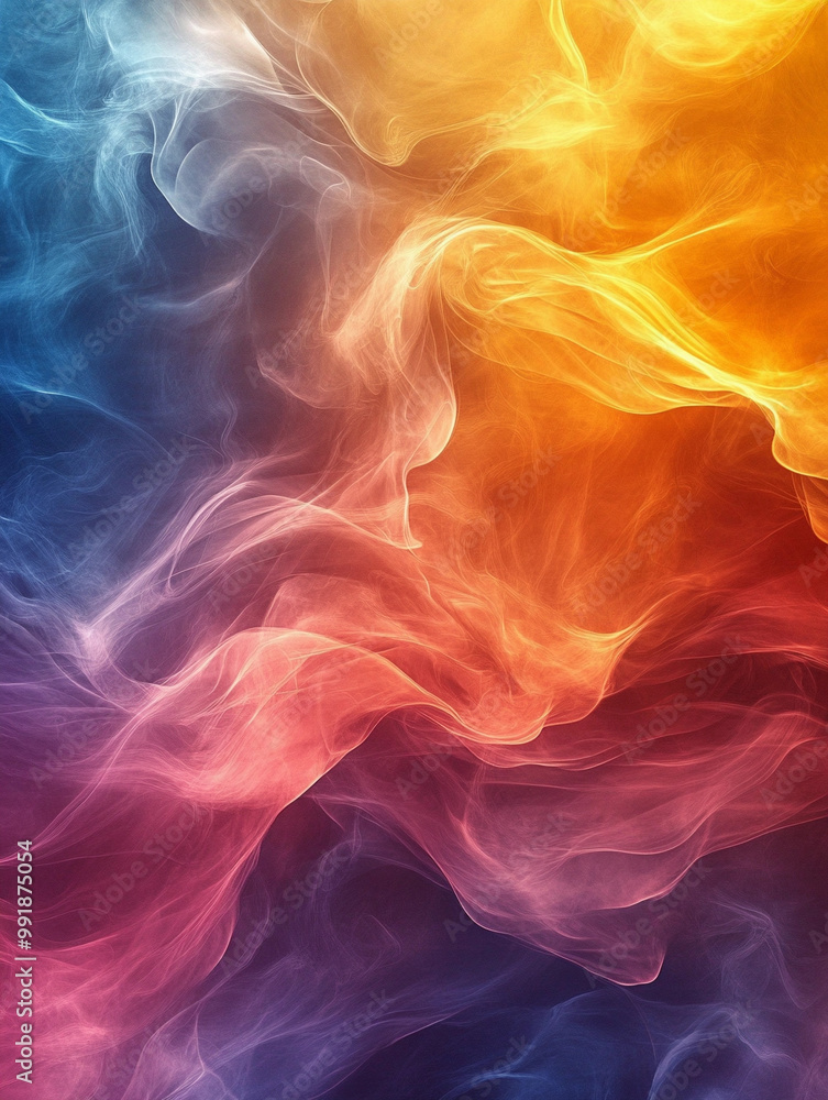Abstract background with coloured smoke Abstract background with coloured smoke