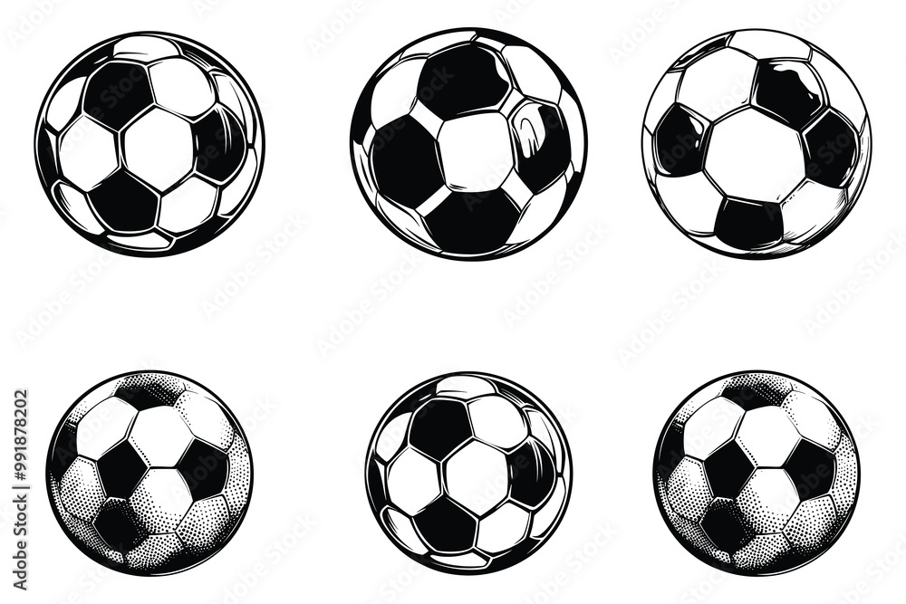 Soccer ball silhouette vector Soccer ball silhouette vector