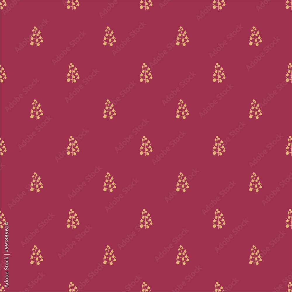 Seamless New Year and Christmas print pattern wallpaper background with decorative fir trees vector illustration winter minimalism picture
Seamless New Year and Christmas print pattern wallpaper background with decorative fir trees vector illustration winter minimalism picture