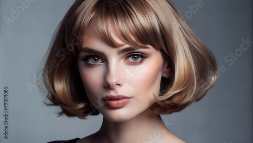 Tucked Bob haircut, Short hair