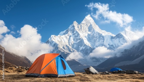 Himalayan Adventure with Tents and Peaks