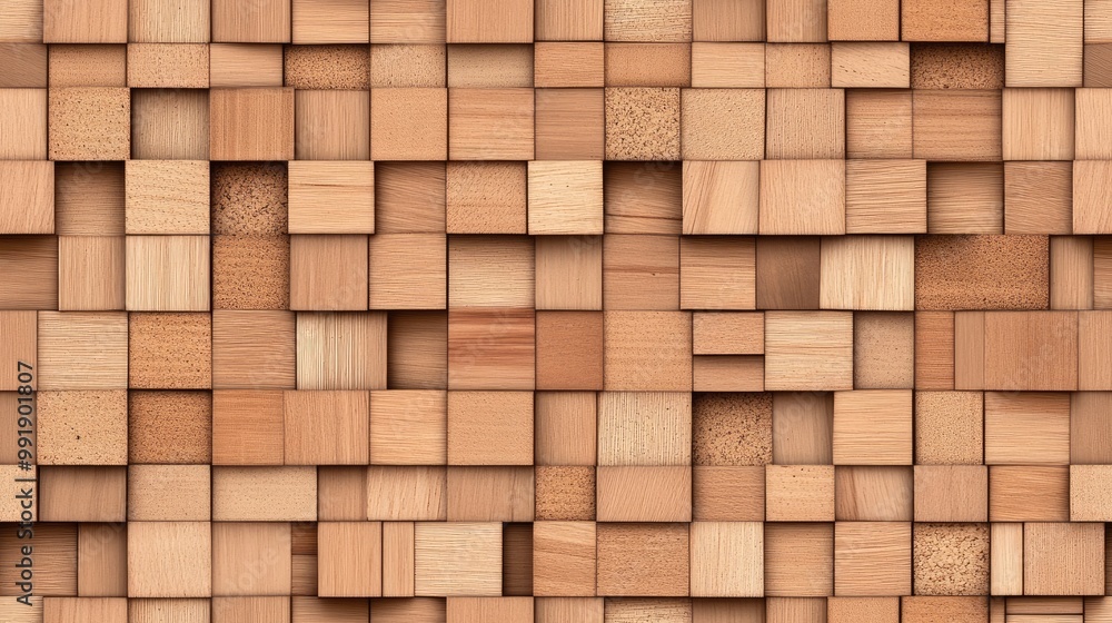 This natural cork pattern features intricate textures and shades, arranged seamlessly for a rich, organic aesthetic in a top-down perspective SEAMLESS PATTERN This natural cork pattern features intricate textures and shades, arranged seamlessly for a rich, organic aesthetic in a top-down perspective SEAMLESS PATTERN