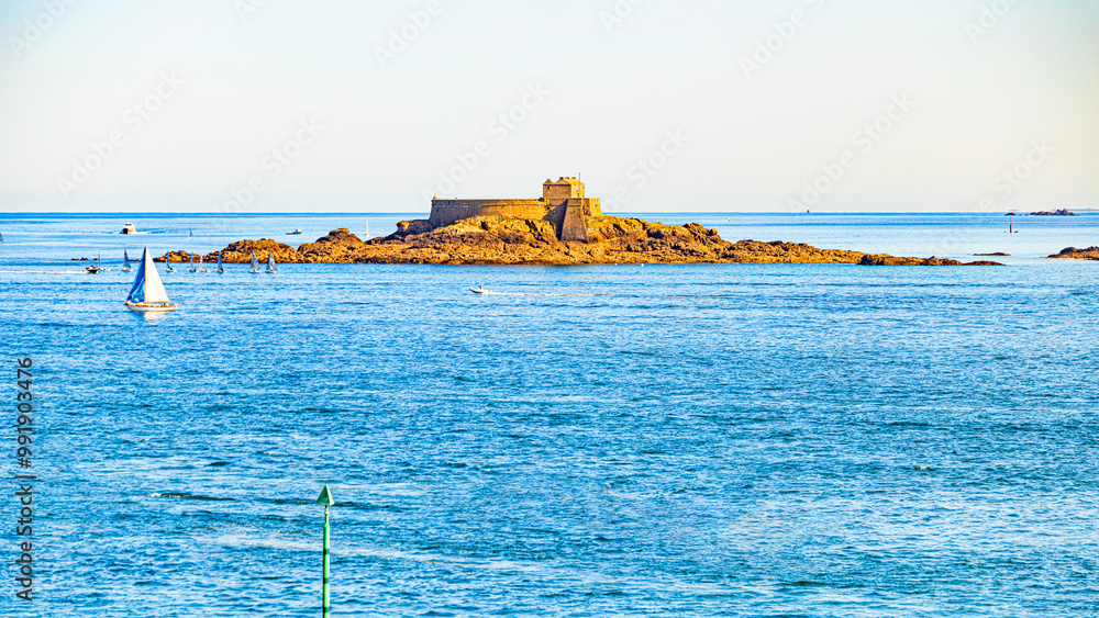 Saint Malo in french britanychanel coastline Saint Malo in french britanychanel coastline
