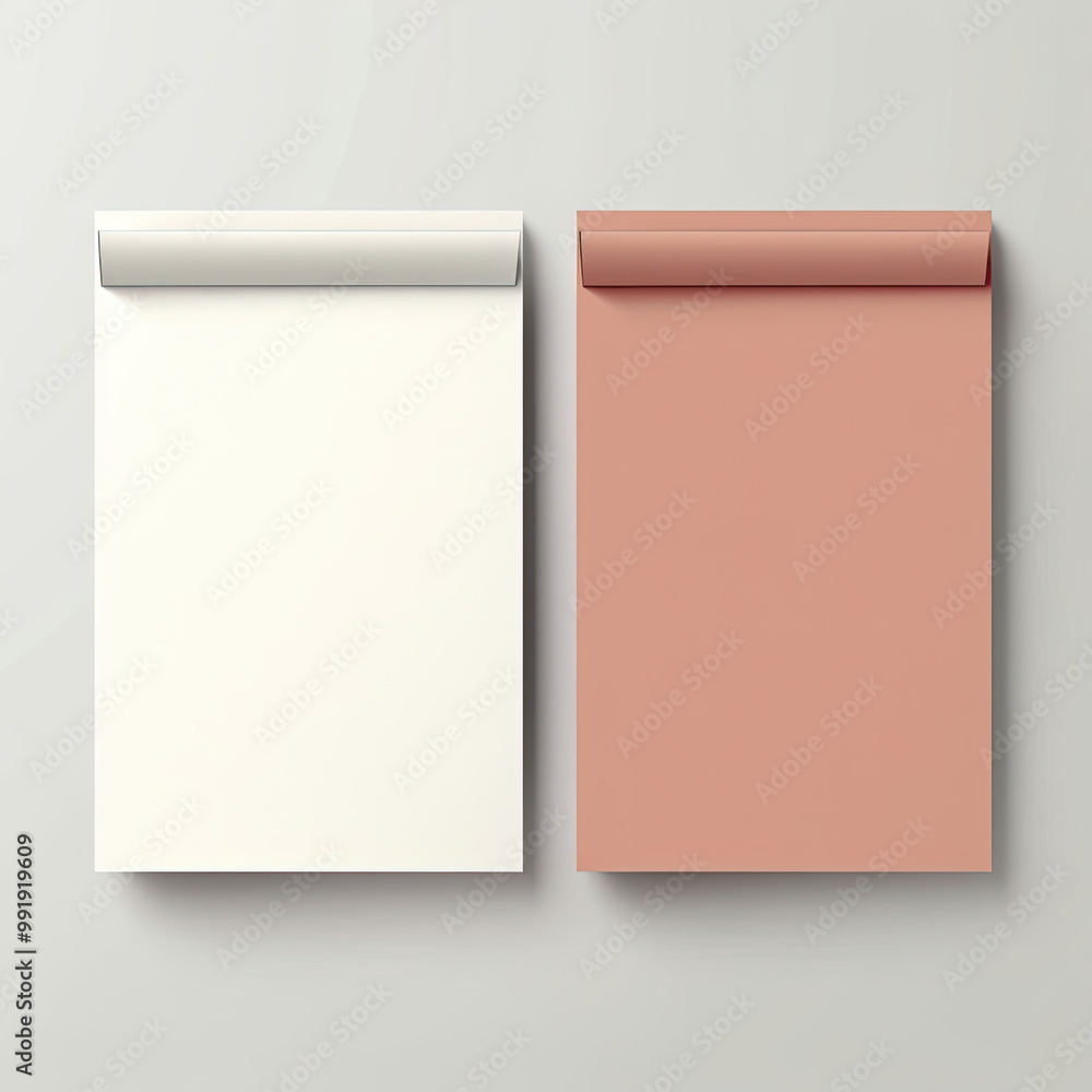 Blank Paper Mockup: Design Template for Branding and Presentation Blank Paper Mockup: Design Template for Branding and Presentation