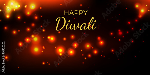 Wallpaper Mural Background with lights for Diwali festival . Design  banner, website. Torontodigital.ca