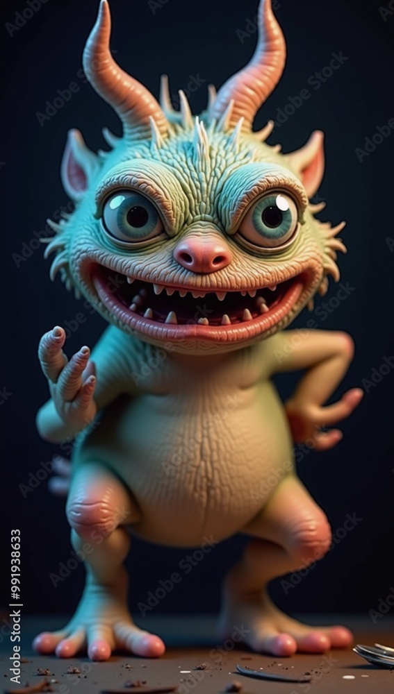 Surreal Monster Illustration with a Humorous Touch Surreal Monster Illustration with a Humorous Touch