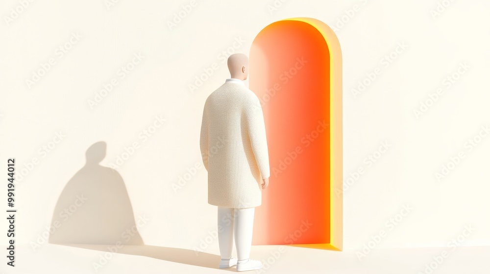 Embarking on journeys of discovery through an intriguing and abstract doorway of possibilities Embarking on journeys of discovery through an intriguing and abstract doorway of possibilities