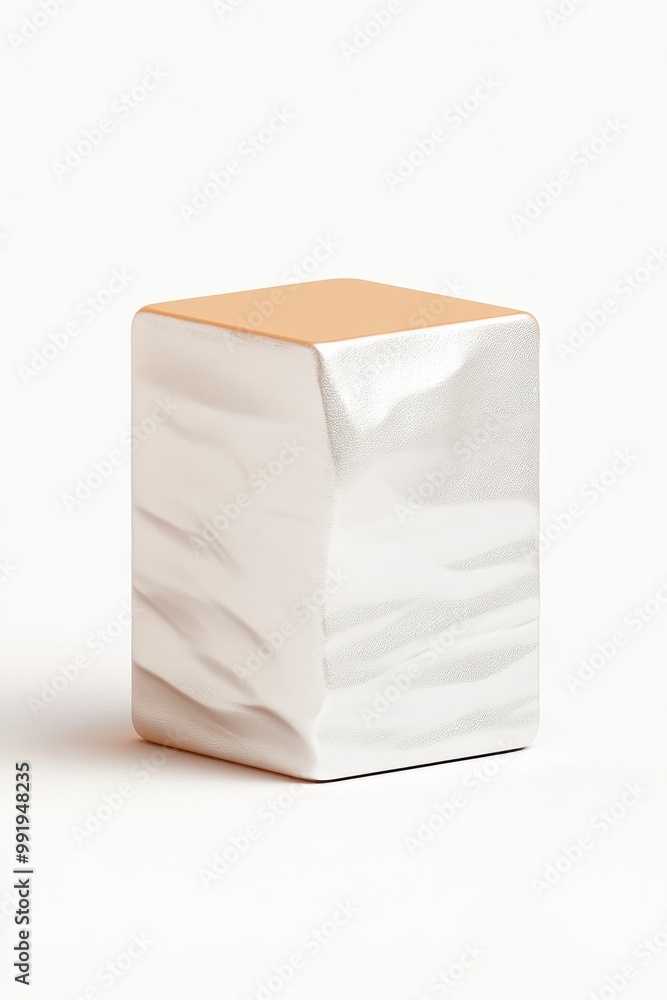 A Stylish Metallic and Wooden Decorative Block That Enhances Modern Interiors Beautifully A Stylish Metallic and Wooden Decorative Block That Enhances Modern Interiors Beautifully