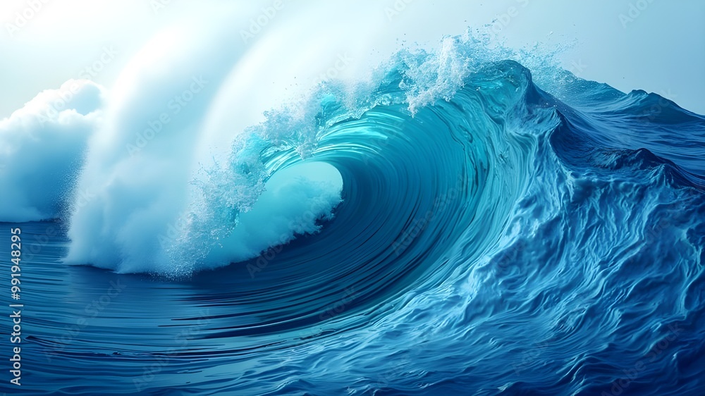 Waves in the sea landscape background photo Waves in the sea landscape background photo