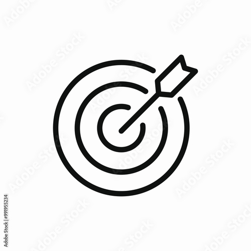 darts shoot goal icon sign vector