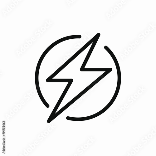 energy power icon sign vector