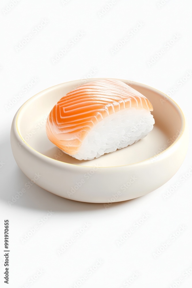 Enjoy delicious sushi with fresh salmon on rice, showcasing culinary artistry and flavors Enjoy delicious sushi with fresh salmon on rice, showcasing culinary artistry and flavors