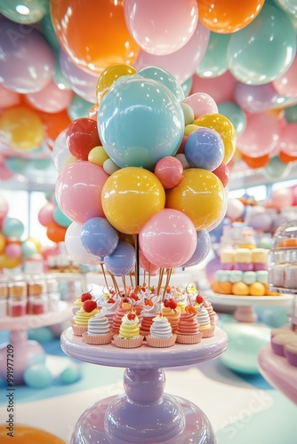 Wallpaper Mural Vibrant 3D PopUp Dessert Shop with Interactive Displays and Unique Treats for Customers Torontodigital.ca