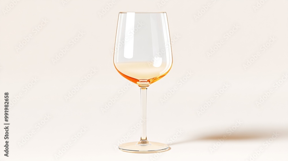 An Elegant Wine Glass Featuring Amber Liquid Perfect for Various Celebratory Events An Elegant Wine Glass Featuring Amber Liquid Perfect for Various Celebratory Events