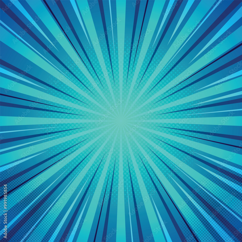Abstract radial lines rays comic background Abstract radial lines rays comic background