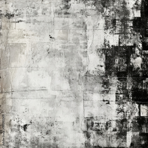 Distressed Concrete Wall Texture: Grunge Background for Design