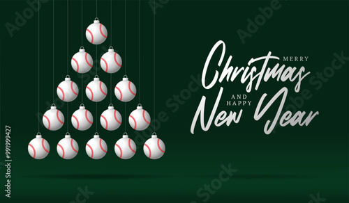 Photography baseball Christmas Greeting card