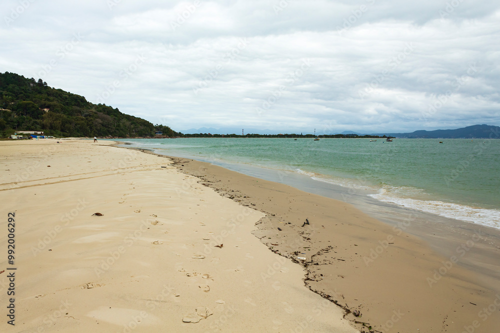 Fototapeta premium praia do forte jurere internacional Florianopolis Santa Catarina Brasil