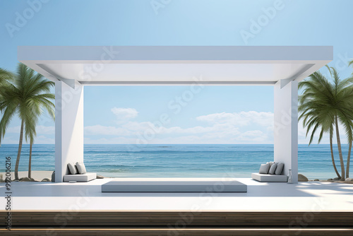 Modern Tropical Architecture: Beach House with Ocean View