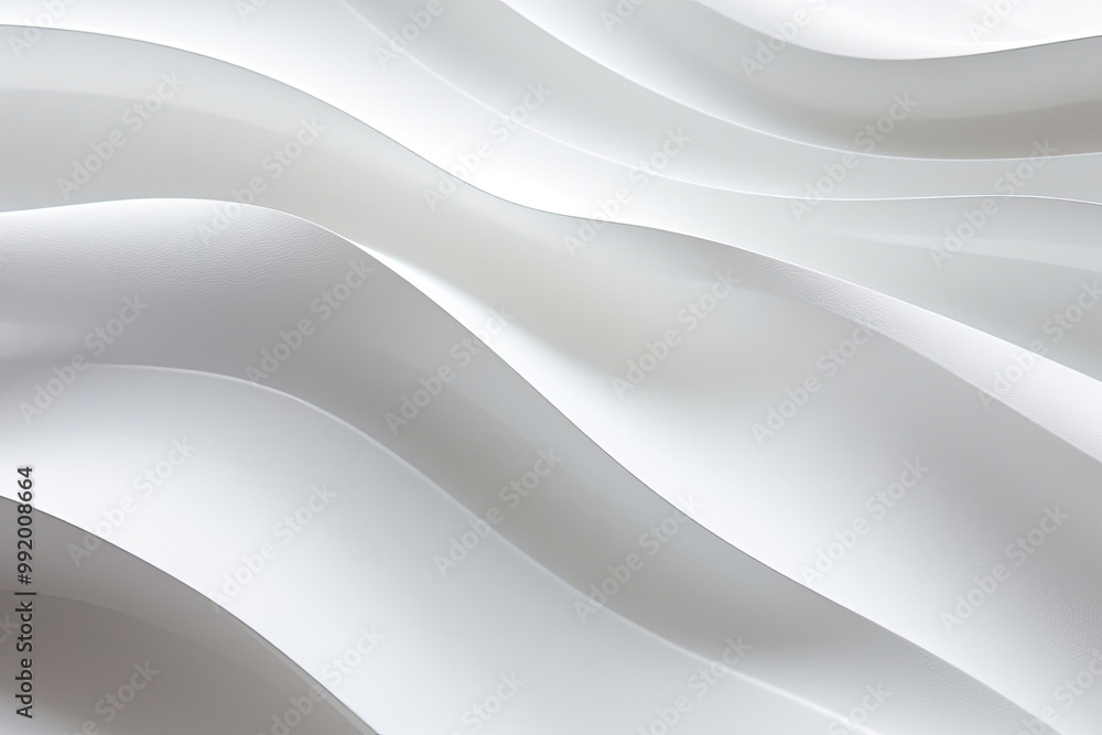 Abstract White Wave Pattern Background - Minimalist Design Abstract White Wave Pattern Background - Minimalist Design