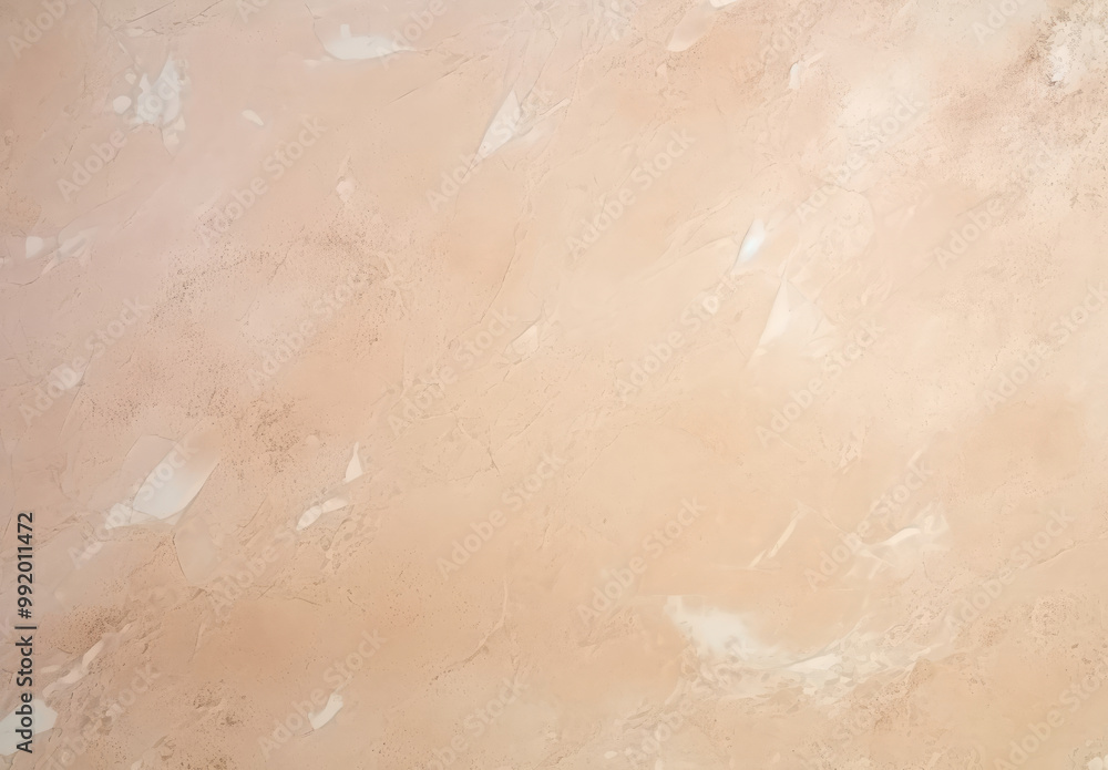 Fototapeta premium Cream Colored Textured Wall Background