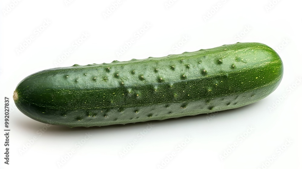 Cucumber against white backdrop Cucumber against white backdrop