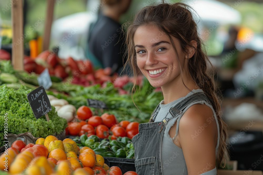 A farmer’s market filled with local produce, promoting sustainable agriculture and community engagement. A farmer’s market filled with local produce, promoting sustainable agriculture and community engagement.
