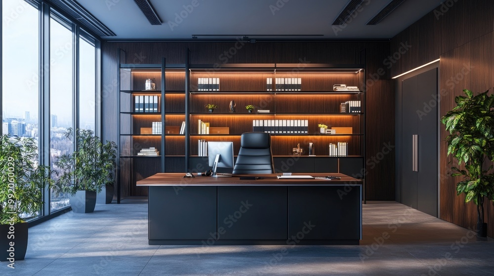 custom made wallpaper toronto digitalModern office storage unit with a sleek design and open shelving