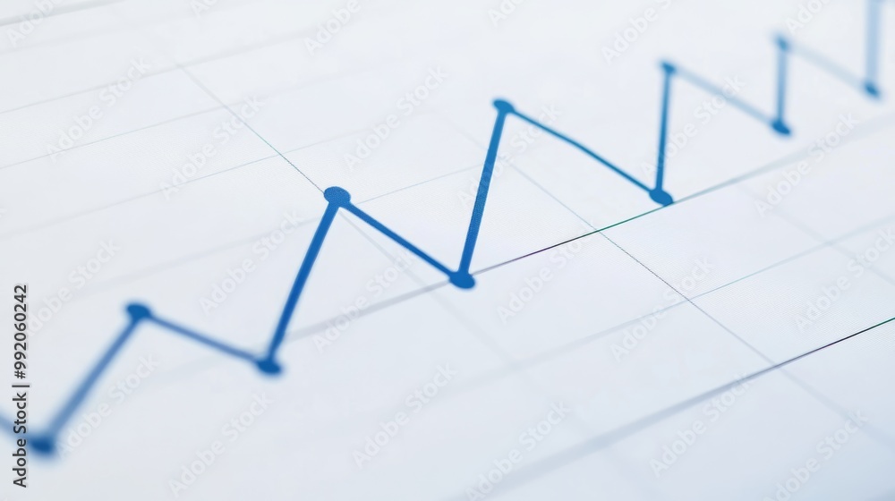 Steady Growth Line Graph: Upward Trend in GDP Over Time Steady Growth Line Graph: Upward Trend in GDP Over Time