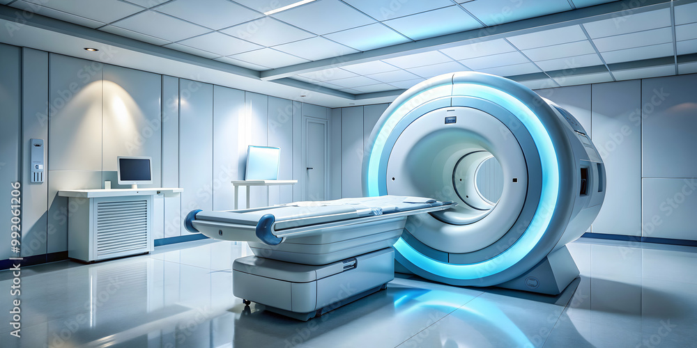 MRI machine on background, medical equipment, technology, radiology, diagnostic, healthcare, clinic, hospital, scan MRI machine on background, medical equipment, technology, radiology, diagnostic, healthcare, clinic, hospital, scan